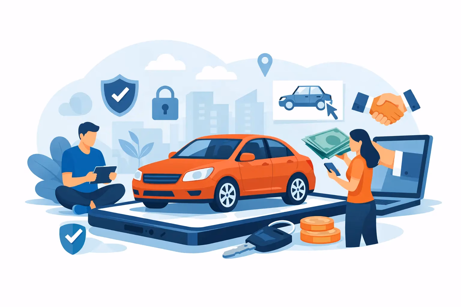 A Safe Way to Sell Car Online Fast