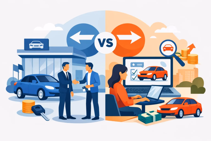 Trade In vs Sell Car Online: Which Pays More?