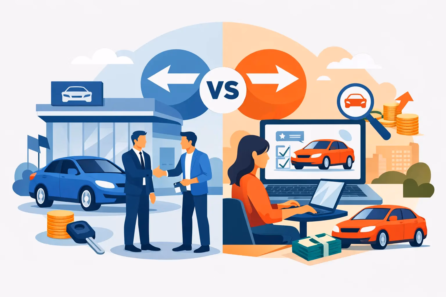 Trade In vs Sell Car Online: Which Pays More?