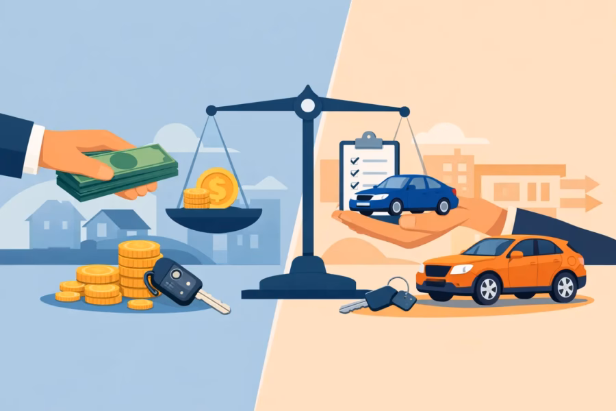 Cash Offer Versus Trade In: Which Pays More?