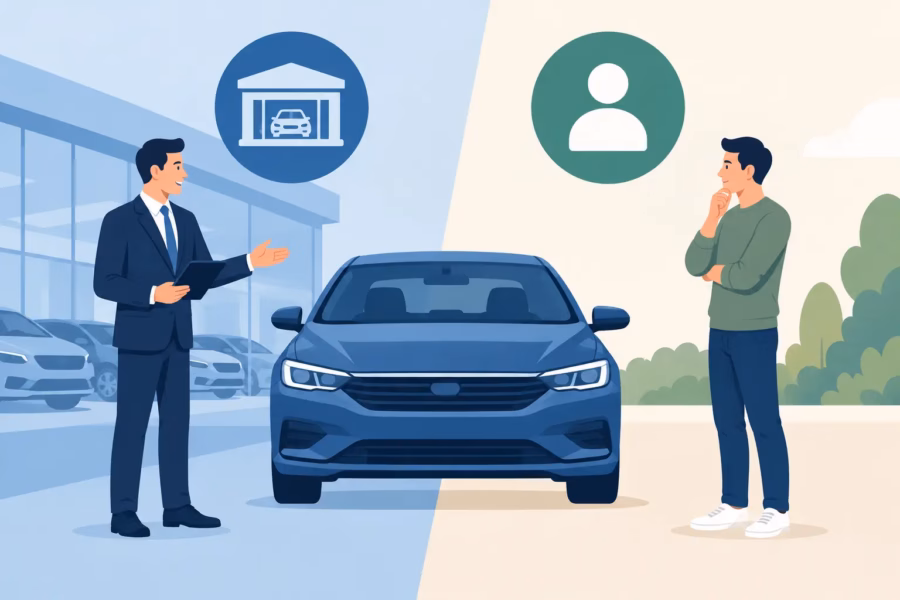 Dealer Network Offers vs Private Buyers Compared