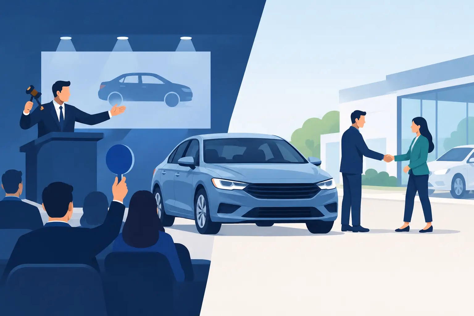 Car Auction Versus Direct Sale for Fast Selling